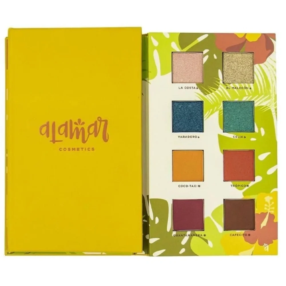 Alamar Cosmetics Reina Del Caribe Vol 1 Eyeshadow Palette Matte Metallic NWT